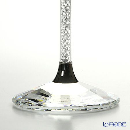 スワロフスキー Crystalline 赤ワイングラス（シルバー／2個セット） SWV1-095-948