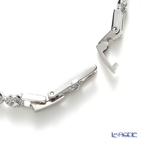 スワロフスキー ブレスレット Una Angelic Tennis ラウンド 小 ホワイト／ロジウム SW5071173