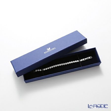 スワロフスキー ブレスレット Una Angelic Tennis ラウンド 小 ホワイト／ロジウム SW5071173