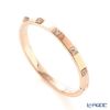 スワロフスキー バングル Dextera ホワイト／ローズゴールド S SW5098834