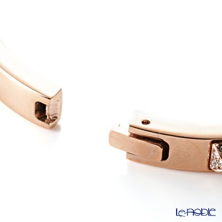 スワロフスキー バングル Dextera ホワイト／ローズゴールド S SW5098834