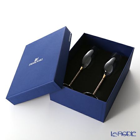 スワロフスキー Crystalline／シャンパンフルート ゴールド（2個セット） SWV5-102-143