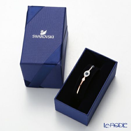 スワロフスキー バングル Symbolica イーブルアイ ブルー／ローズゴールド SW5171991