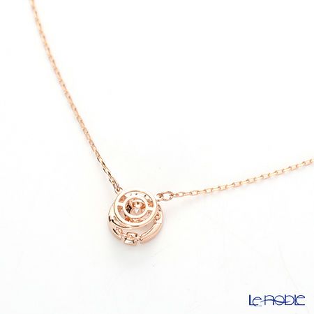 スワロフスキー ネックレス Una ラウンド ホワイト／ローズゴールド SW5272364