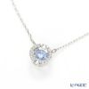 スワロフスキー ネックレス Una ラウンド ブルー／ロジウム SW5279425 17SS