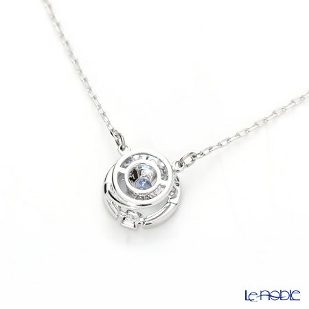 スワロフスキー ネックレス Una ラウンド ブルー／ロジウム SW5279425 17SS