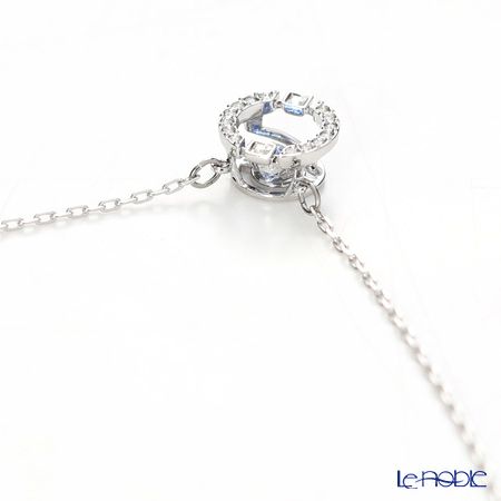 スワロフスキー ネックレス Una ラウンド ブルー／ロジウム SW5279425 17SS