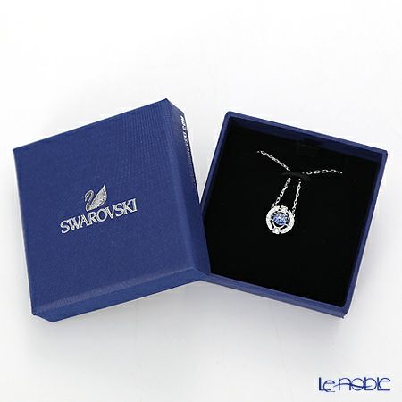 スワロフスキー ネックレス Una ラウンド ブルー／ロジウム SW5279425 17SS