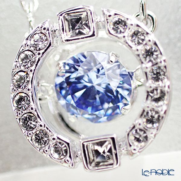 スワロフスキー ネックレス Una ラウンド ブルー／ロジウム SW5279425 17SS