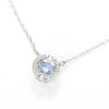 スワロフスキー ネックレス Una ラウンド ブルー／ロジウム SW5279425 17SS