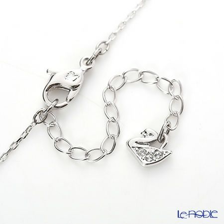 スワロフスキー ネックレス Una ラウンド ホワイト／ロジウム SW5286137