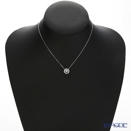 スワロフスキー ネックレス Una ラウンド ホワイト／ロジウム SW5286137