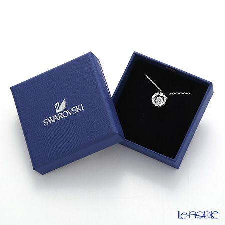 スワロフスキー ネックレス Una ラウンド ホワイト／ロジウム SW5286137