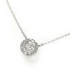 スワロフスキー ネックレス Una ラウンド ホワイト／ロジウム SW5286137