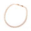 スワロフスキー ネックレス Una Angelic Tennis ラウンド ホワイト／ローズゴールド SW5367845