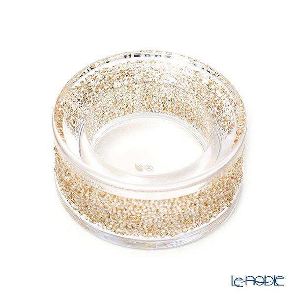 スワロフスキー Shimmer ティーライトキャンドルホルダー（ゴールド） SWV5-428-724 20AW