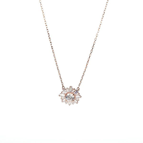 スワロフスキー ペンダント Idyllia 太陽 ホワイト／ローズゴールド SW5451376 19SS