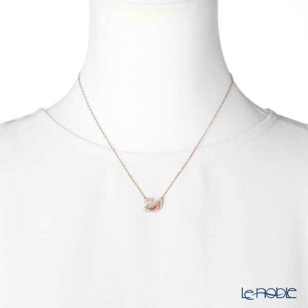 スワロフスキー ネックレス Swan スワン ピンク／ローズゴールド SW5469989 19SS