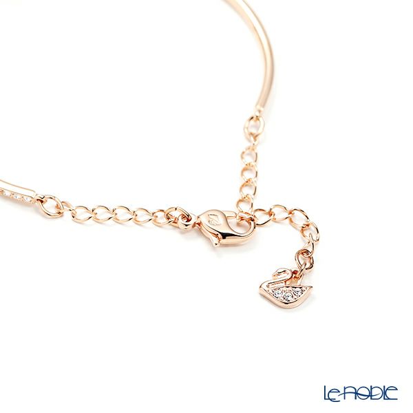 スワロフスキー ブレスレット Una ラウンド楕円形 ホワイト／ローズゴールド SW5472382 19SS