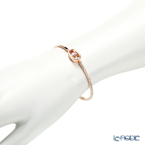 スワロフスキー ブレスレット Una ラウンド楕円形 ホワイト／ローズゴールド SW5472382 19SS