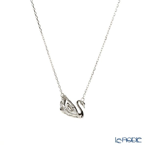 スワロフスキー ネックレス Swan スワン ホワイト／ロジウム SW5514421