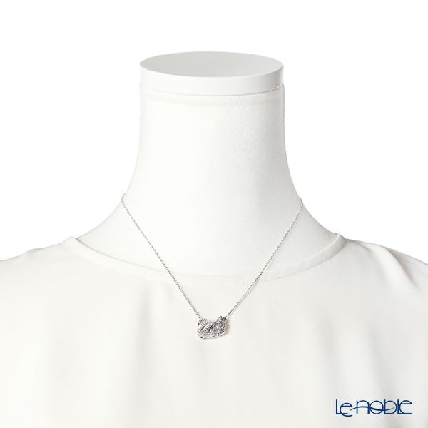 スワロフスキー ネックレス Swan スワン ホワイト／ロジウム SW5514421