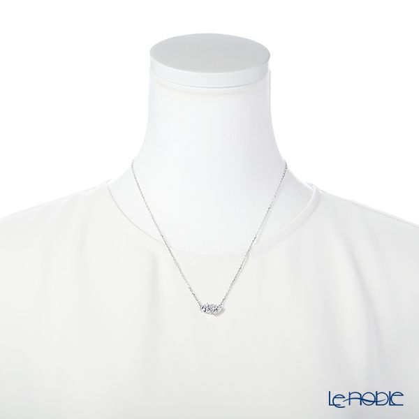 スワロフスキー ネックレス Mesmera ハート ホワイト／ロジウム SW5517117 20SS