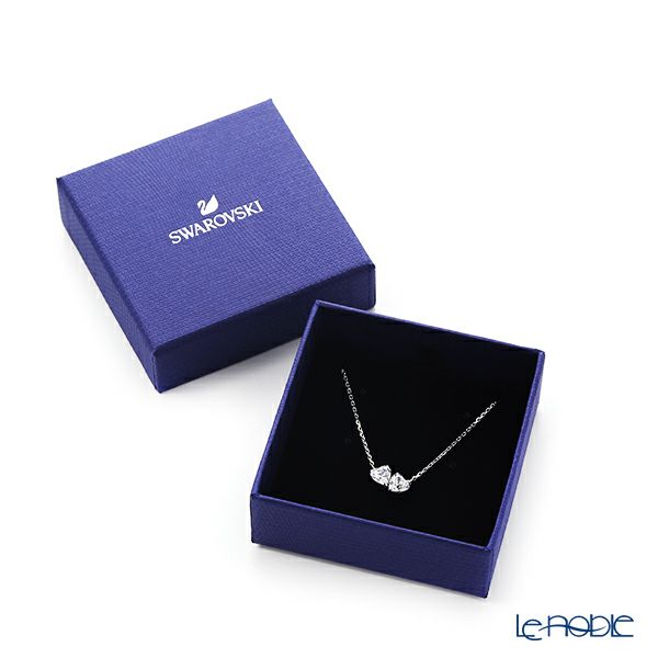 スワロフスキー ネックレス Mesmera ハート ホワイト／ロジウム SW5517117 20SS