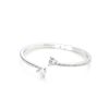 スワロフスキー バングル Mesmera ハート ホワイト／ロジウム Mサイズ SW5518814 20SS