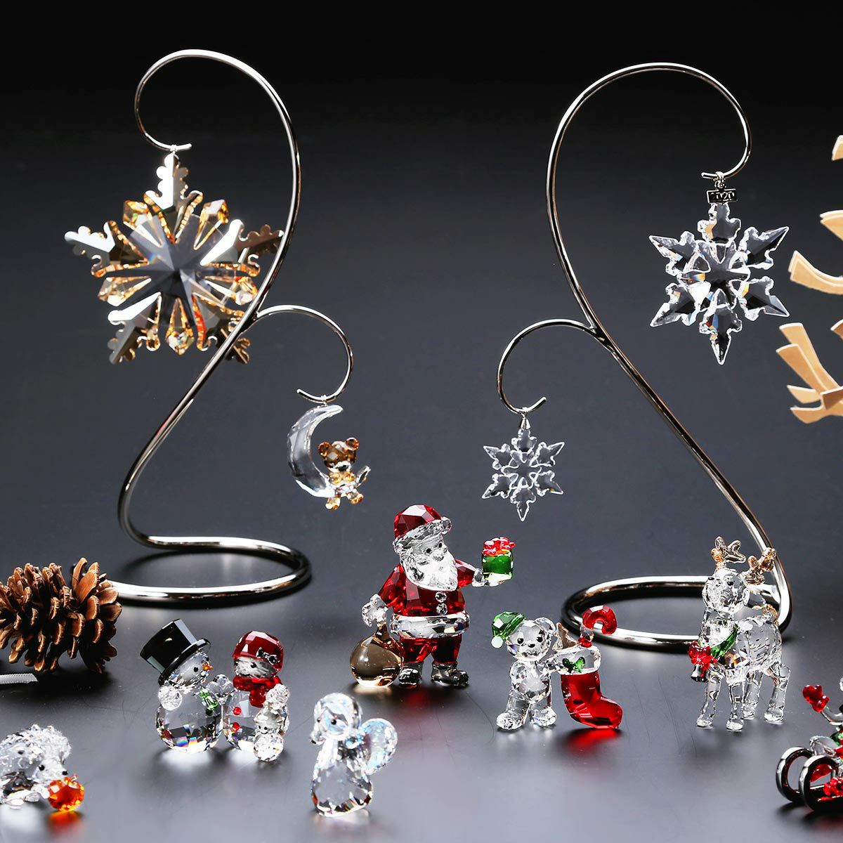 スワロフスキー ウィンタースパークル オーナメント SWV5-535-541 20AW