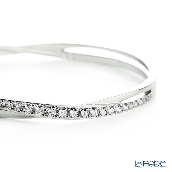 スワロフスキー バングル Hyperbola ホワイト／ロジウム M SW5565210 20AW