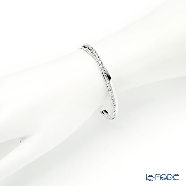 スワロフスキー バングル Hyperbola ホワイト／ロジウム M SW5565210 20AW