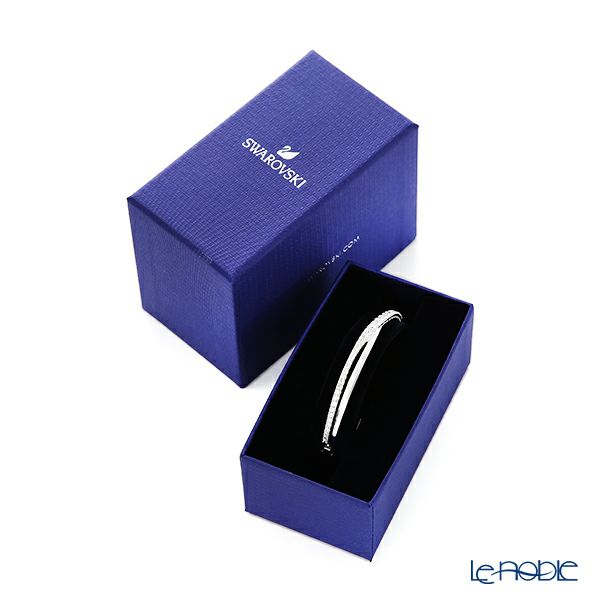 スワロフスキー バングル Hyperbola ホワイト／ロジウム M SW5565210 20AW