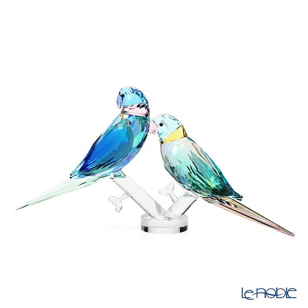 スワロフスキー Jungle Beats インコのカップル Fife ＆ Fifer SWV5-577-124 21SS