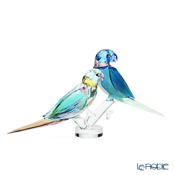 スワロフスキー Jungle Beats インコのカップル Fife ＆ Fifer SWV5-577-124 21SS
