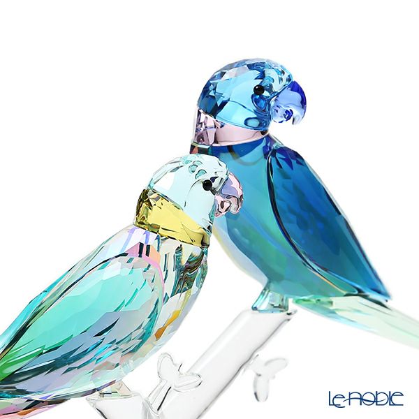 スワロフスキー Jungle Beats インコのカップル Fife ＆ Fifer SWV5-577-124 21SS