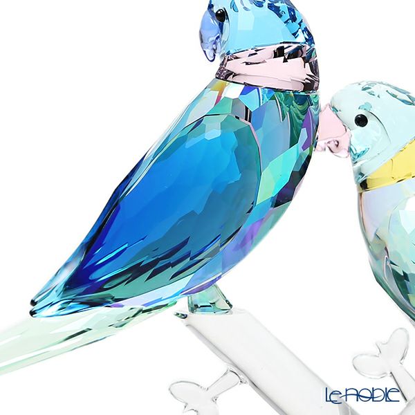 スワロフスキー Jungle Beats インコのカップル Fife ＆ Fifer SWV5-577-124 21SS