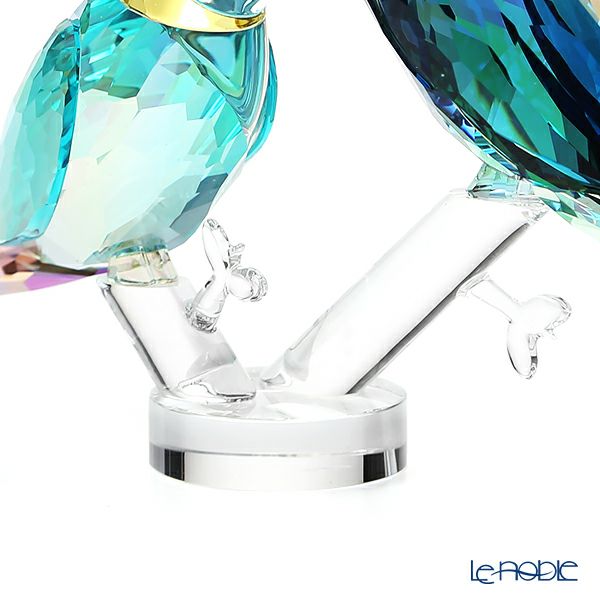 スワロフスキー Jungle Beats インコのカップル Fife ＆ Fifer SWV5-577-124 21SS