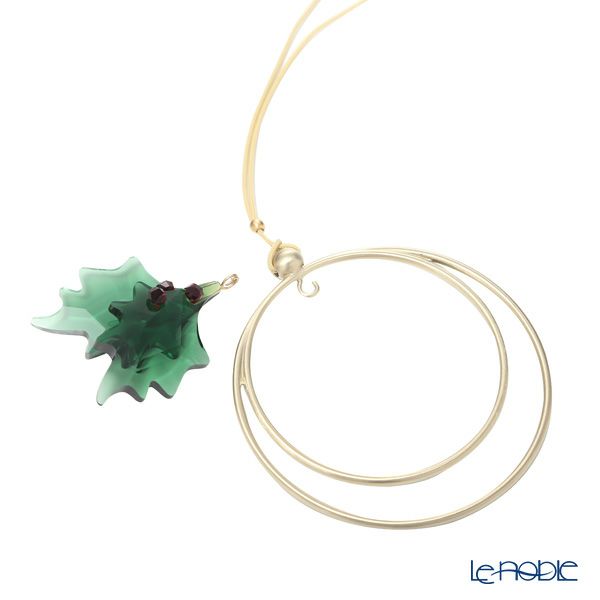 スワロフスキー Garden Tales ヒイラギの葉 オーナメント SWV5-594-495 21AW クリスマス