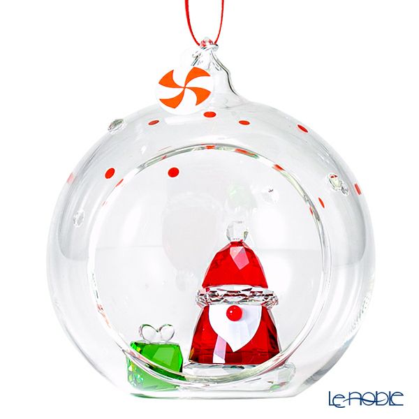 スワロフスキー Holiday Cheers サンタクロース ボールオーナメント SWV5-596-382 21AW
