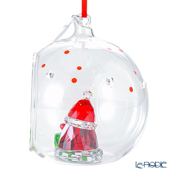 スワロフスキー Holiday Cheers サンタクロース ボールオーナメント SWV5-596-382 21AW