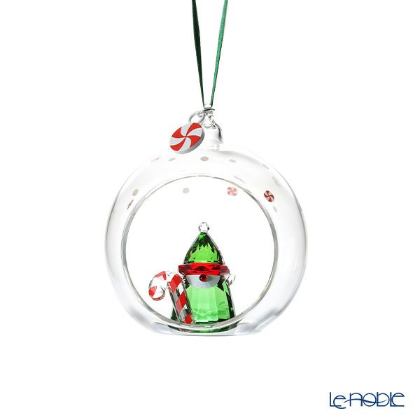 スワロフスキー Holiday Cheers サンタの妖精 ボールオーナメント SWV5-596-383 21AW
