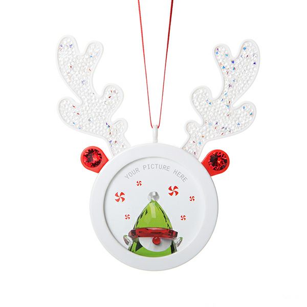 スワロフスキー Holiday Cheers トナカイハンギングフォトフレーム／オーナメント SWV5-596-391 21AW