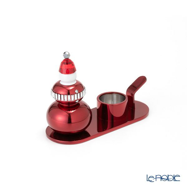 スワロフスキー Holiday Cheers サンタクロースキャンドルホルダー SWV5-596-392 21AW ※キャンドルは付属しておりません。