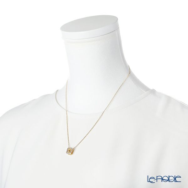 スワロフスキー ネックレス Una オクタゴン イエロー／ゴールド SW5598421 21SS