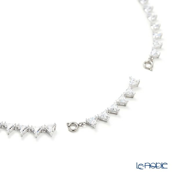 スワロフスキー ネックレス Matrix Tennis トライアングル ホワイト／ロジウム SW5599191 21SS