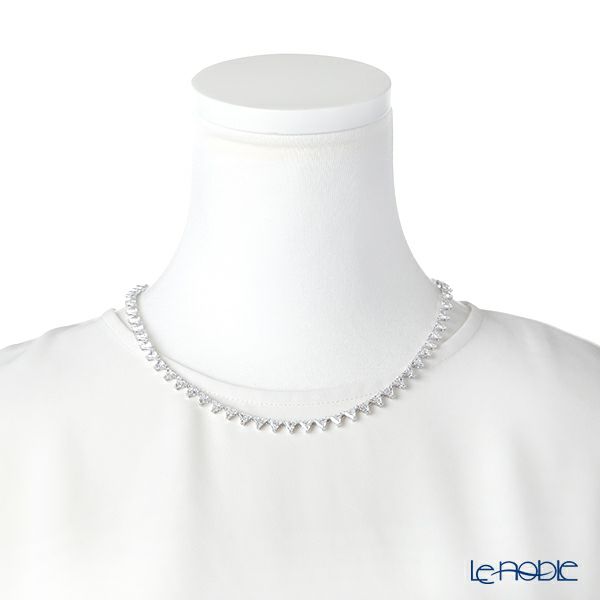 スワロフスキー ネックレス Matrix Tennis トライアングル ホワイト／ロジウム SW5599191 21SS