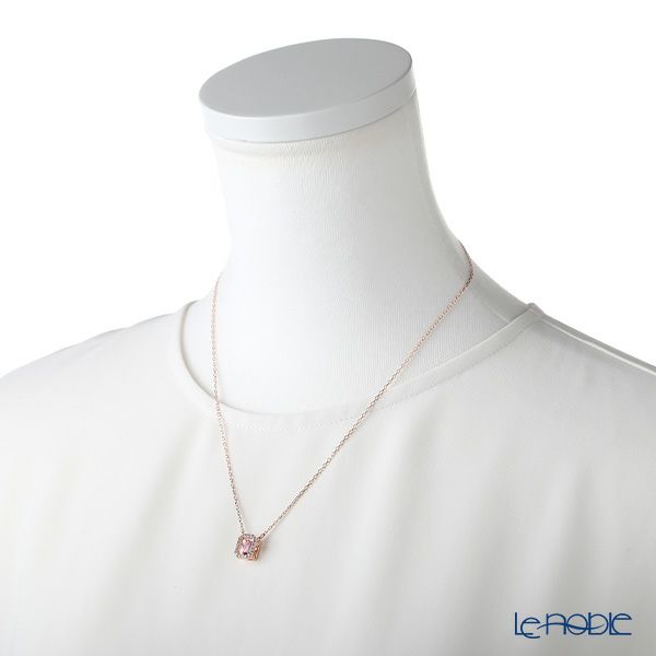 スワロフスキー ネックレス Una オクタゴン ピンク／ローズゴールド SW5614933 21AW