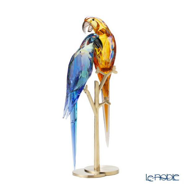スワロフスキー Jungle Beats コンゴウインコ／オウムのカップル Bell ＆ Brio SW5619218 22SS