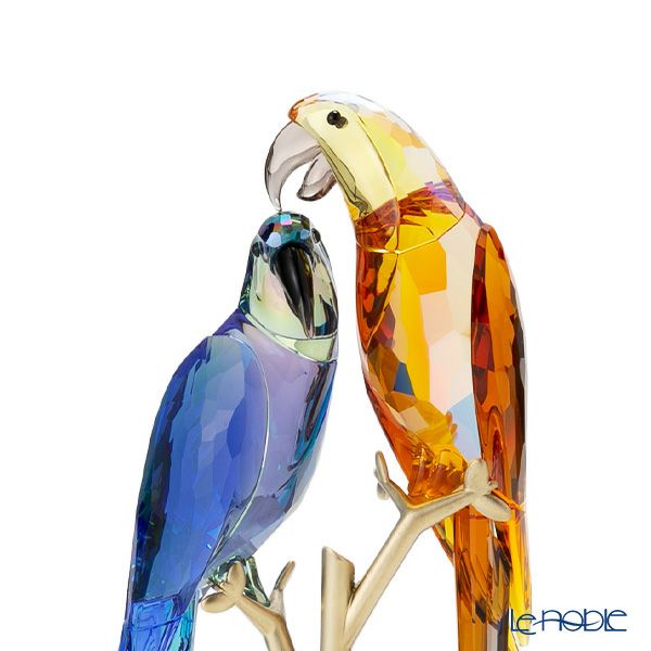 スワロフスキー Jungle Beats コンゴウインコ／オウムのカップル Bell ＆ Brio SW5619218 22SS